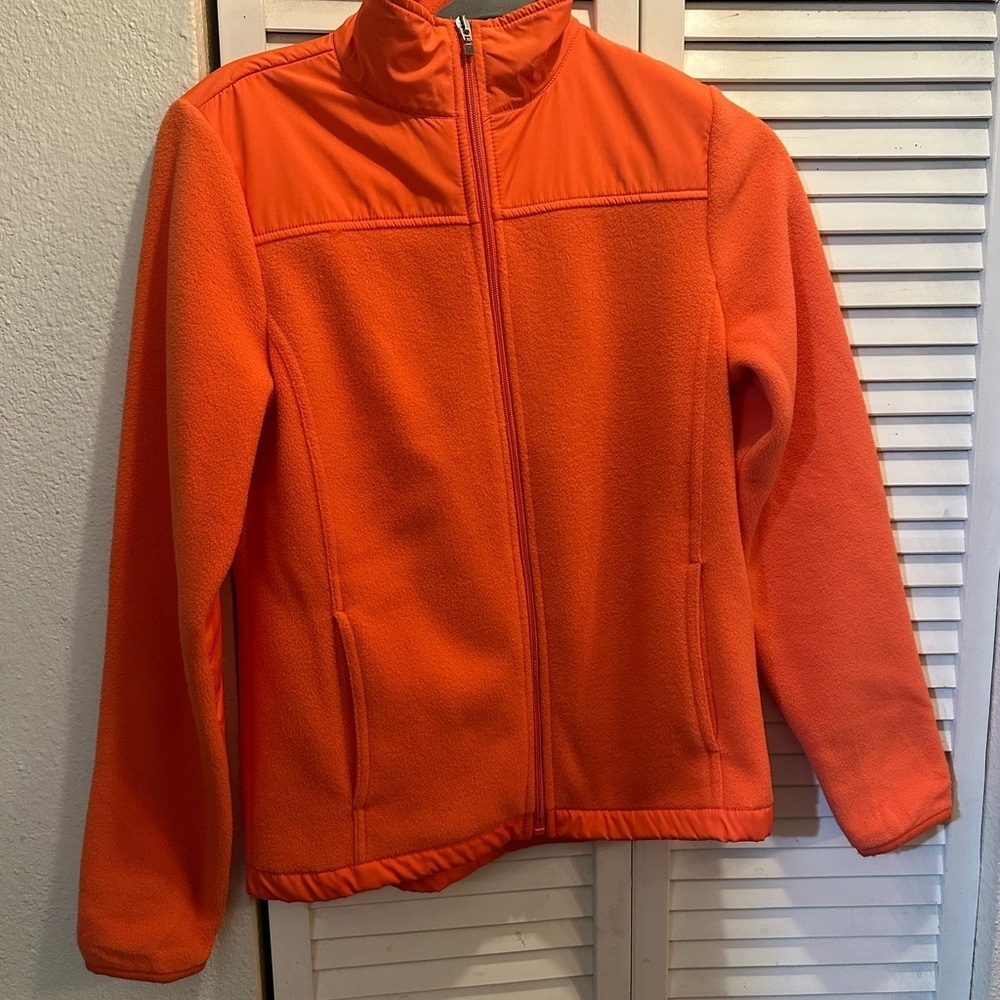 Izod Vibrant Orange Fleece Jacket